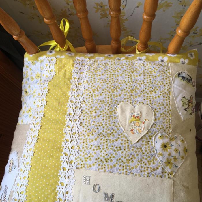 Handmade Winnie The Pooh Chair Cushion