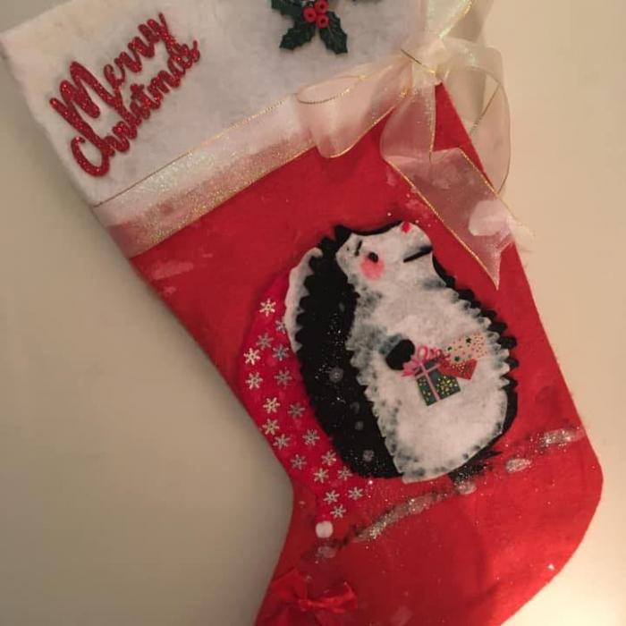 Handmade Personalised Christmas Stocking
