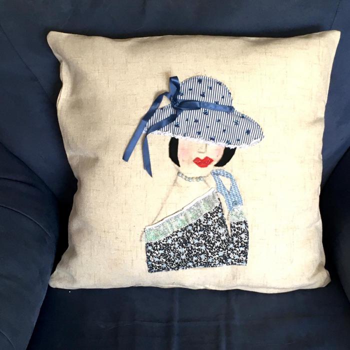Handmade Lady Of Leisure Sofa Cushion