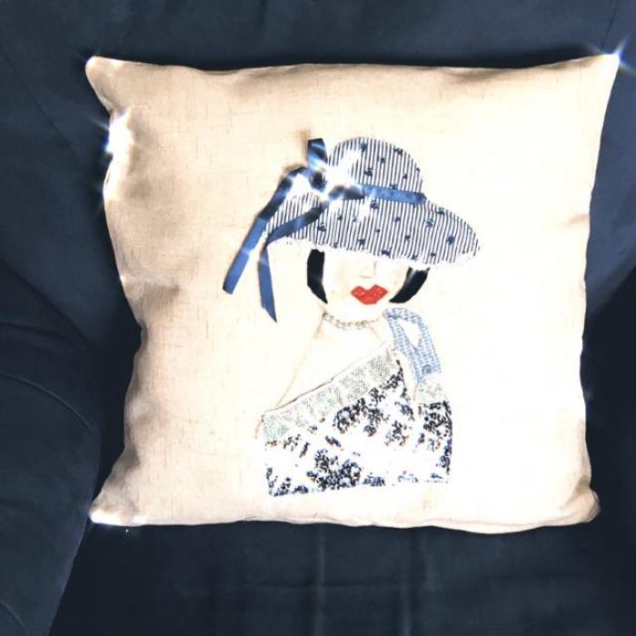 Handmade Lady Of Leisure Sofa Cushion