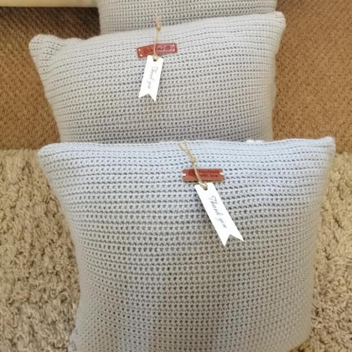 Handmade, Hand Stitched Daisy Flower Soft Cushions